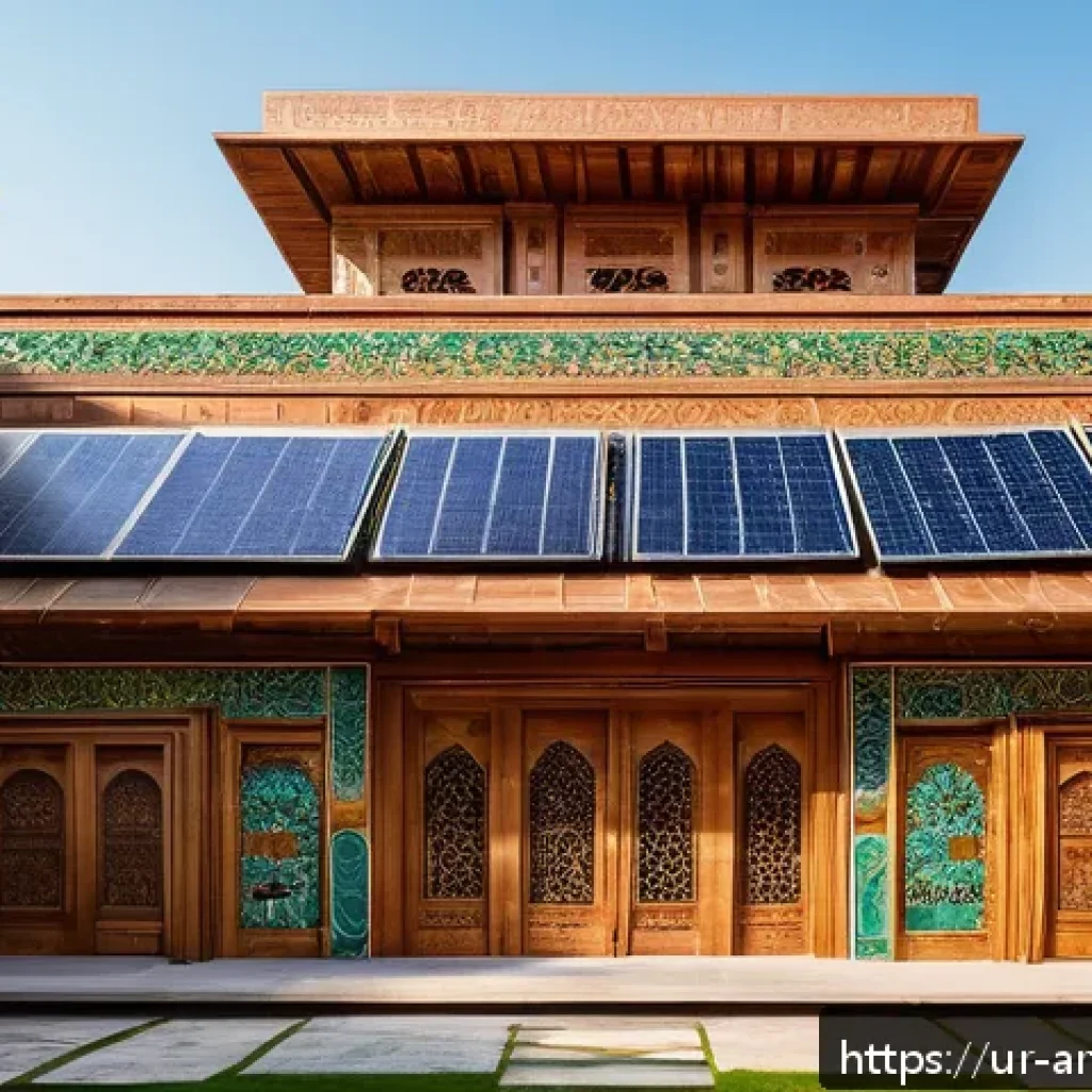 미술관 건축 사례 분석 - A modern art museum exterior blending traditional South Asian architectural elements with eco-friend...
